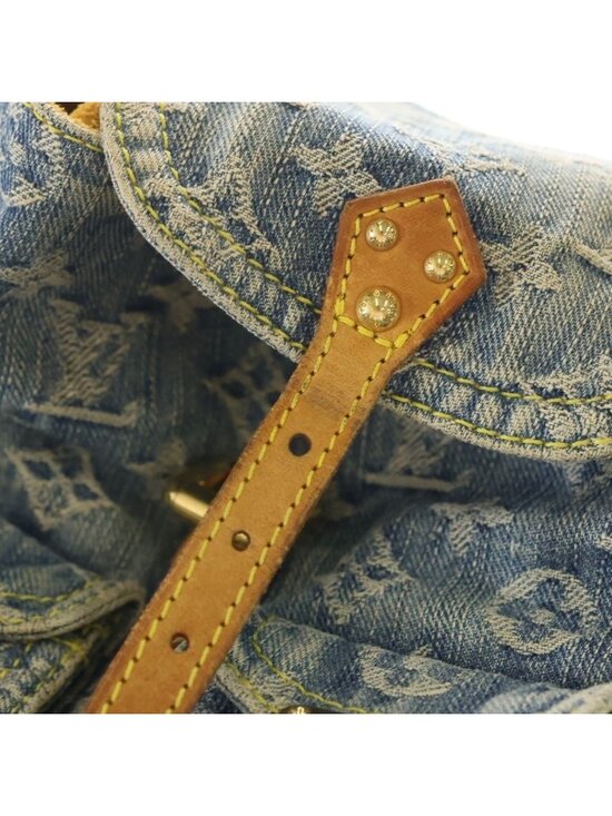 Louis Vuitton Monogram Denim Sac a Dos PM Backpack Blue main image 5